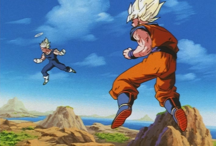 Dragon Ball Z Ep 268: Merged!! Vegeta's Pride and Goku's Rage @ 17:08
