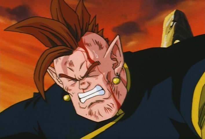 Dragon Ball Z Ep 277: Earth Disappears!! Boo's Reverse-Transformation of Evil @ 11:03