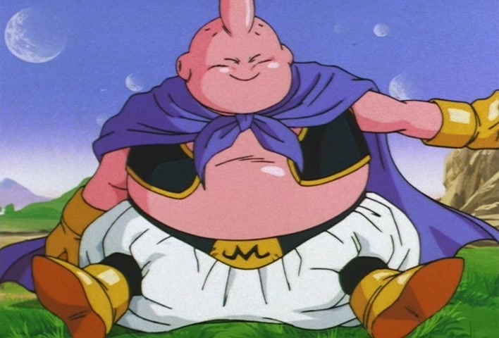 Dragon Ball Z Ep 277: Earth Disappears!! Boo's Reverse-Transformation of Evil @ 14:30