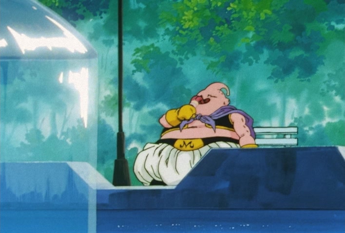 Dragon Ball Z Ep 287: Peace Returns!! Majin Boo, the Champion of Justice?! @ 17:58