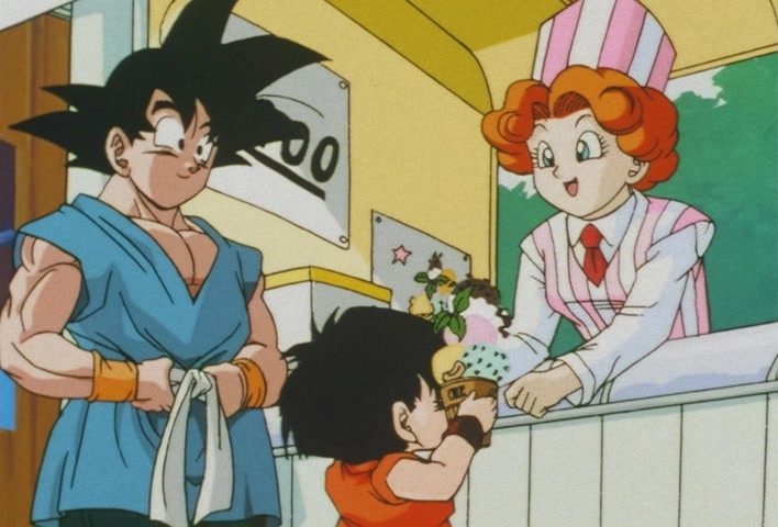 Dragon Ball Z Ep 289: Grandpa Goku! I Am Pan!! @ 14:00