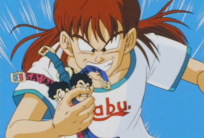 Dragon Ball Z Ep 289: Grandpa Goku! I Am Pan!! @ 14:14