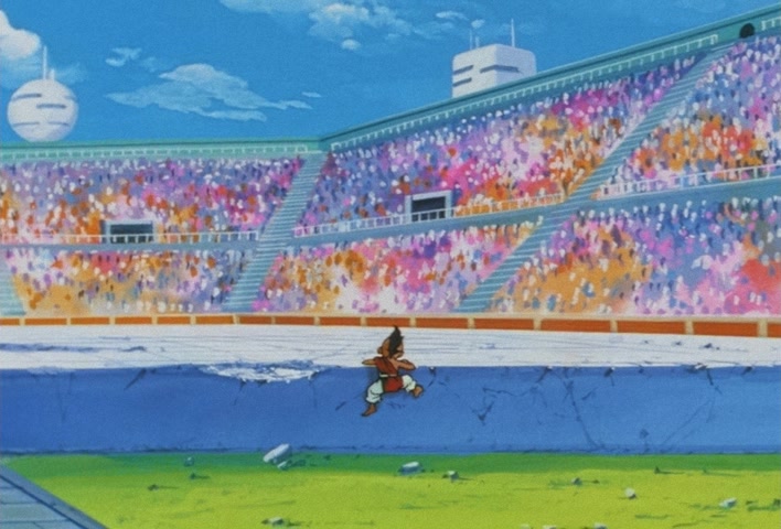 Dragon Ball Z Ep 291: Even Stronger!! Goku's Dream is Super-Huge @ 14:35