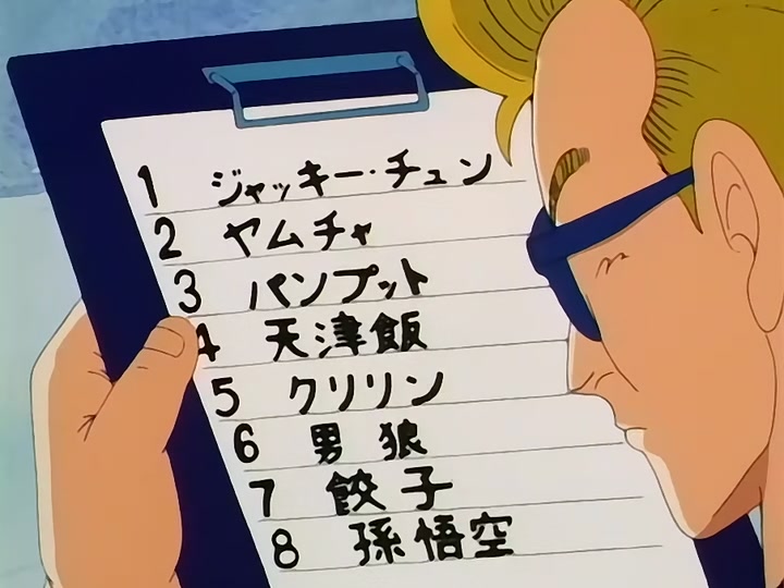 Dragon Ball Ep 87: Yamcha vs. Tien @ 08:51