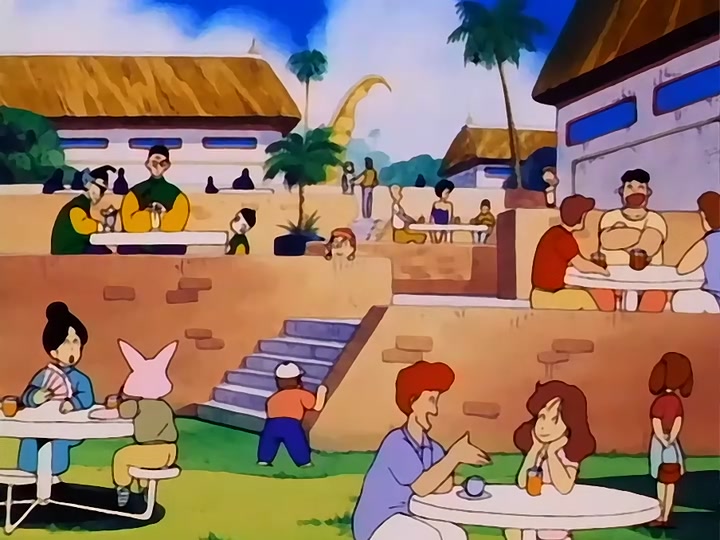 Dragon Ball Ep 93: Tien Shinhan vs. Jackie Chun @ 01:38
