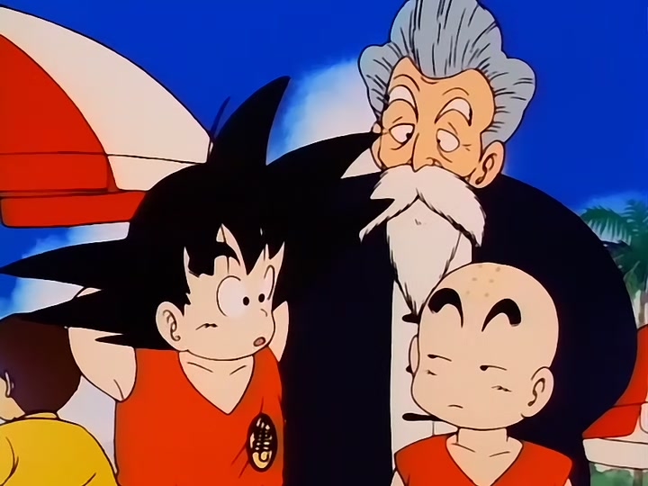 Dragon Ball Ep 93: Tien Shinhan vs. Jackie Chun @ 03:15