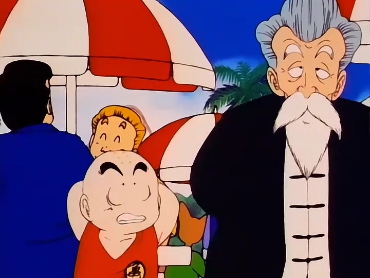 Dragon Ball Ep 93: Tien Shinhan vs. Jackie Chun @ 03:47
