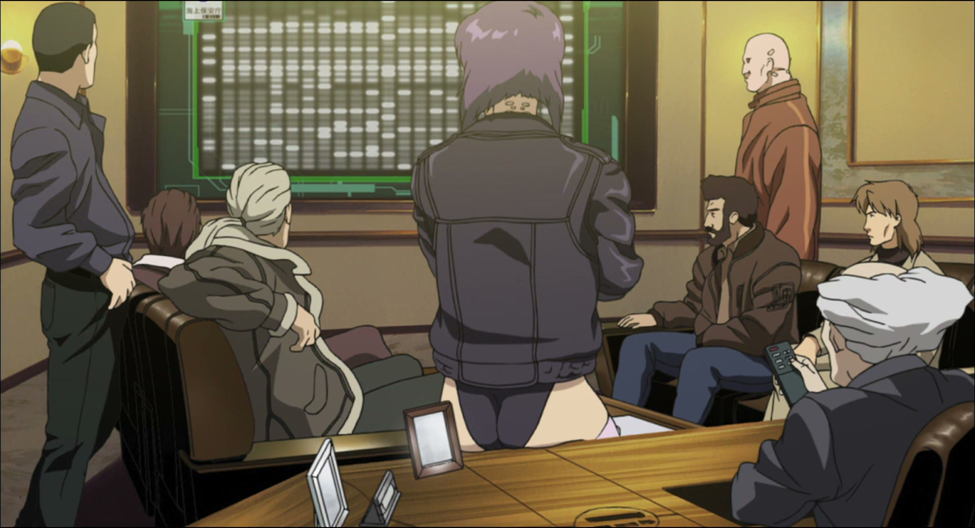 Ghost in the Shell: Stand Alone Complex Ep 13: Not Equal: Terrorists in the Flesh @ 00:03:29