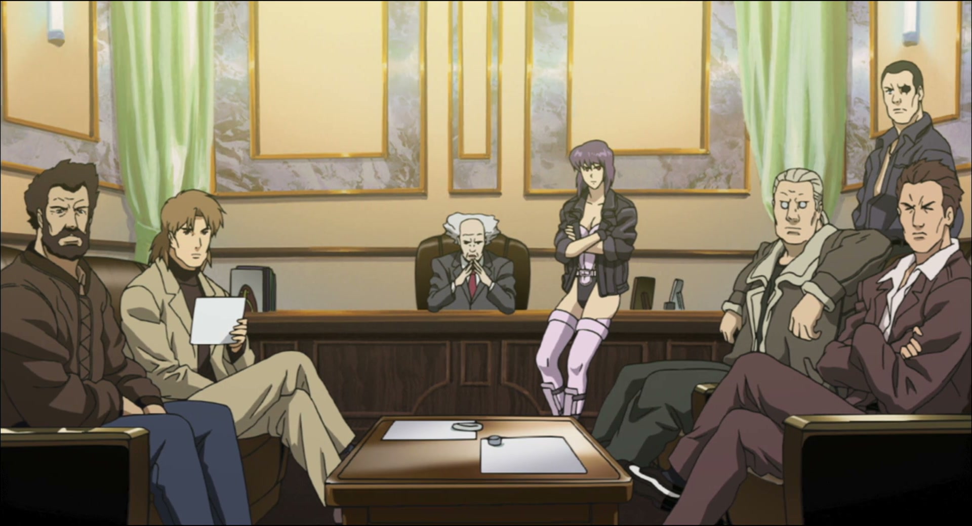 Ghost in the Shell: Stand Alone Complex Ep 13: Not Equal: Terrorists in the Flesh @ 00:03:42