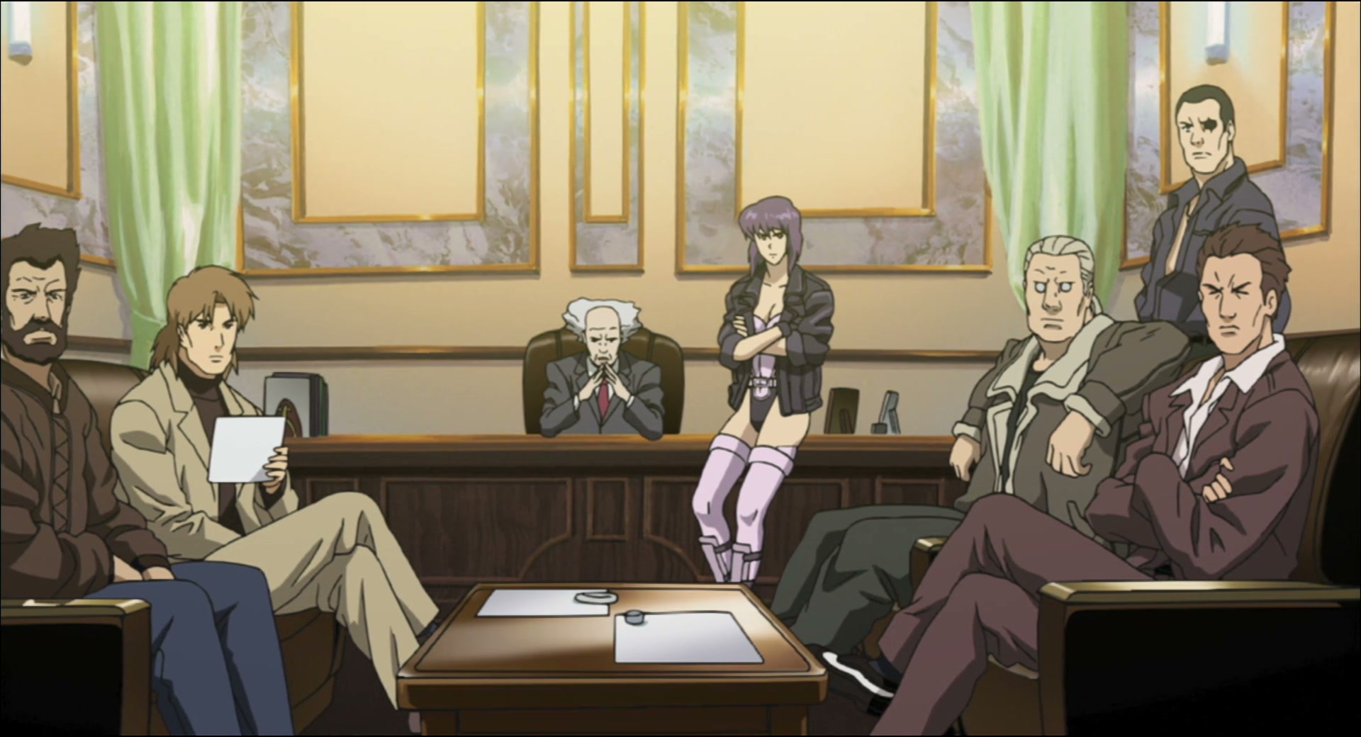 Ghost in the Shell: Stand Alone Complex Ep 13: Not Equal: Terrorists in the Flesh @ 00:03:46