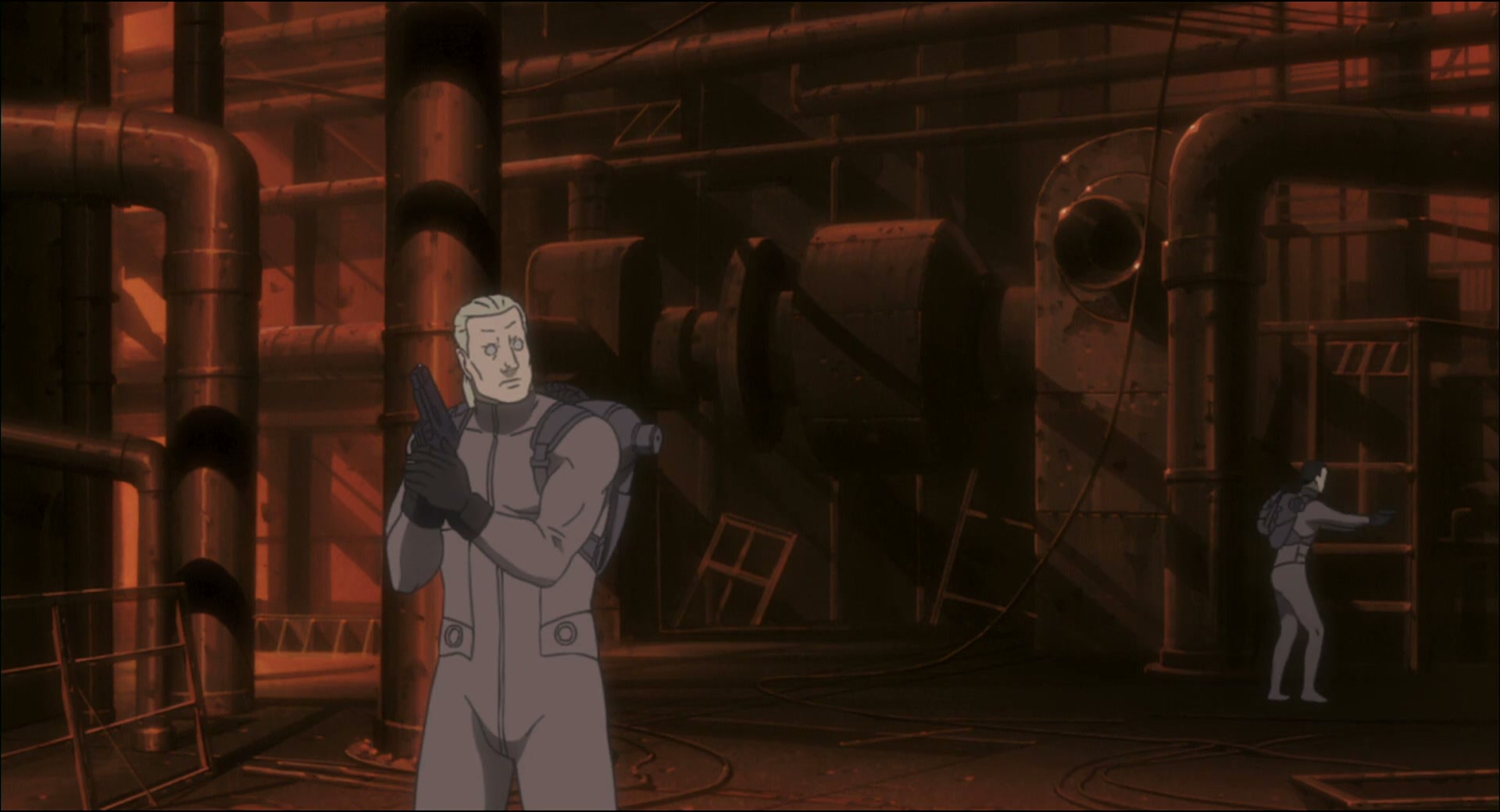 Ghost in the Shell: Stand Alone Complex Ep 13: Not Equal: Terrorists in the Flesh @ 00:04:41