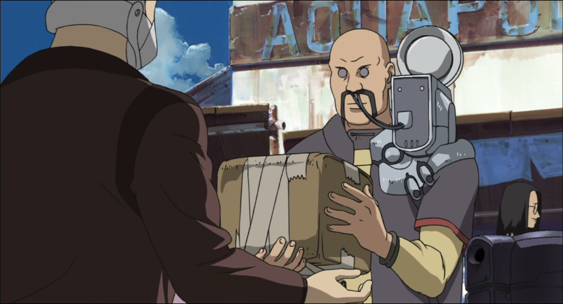 Ghost in the Shell: Stand Alone Complex Ep 13: Not Equal: Terrorists in the Flesh @ 00:08:41