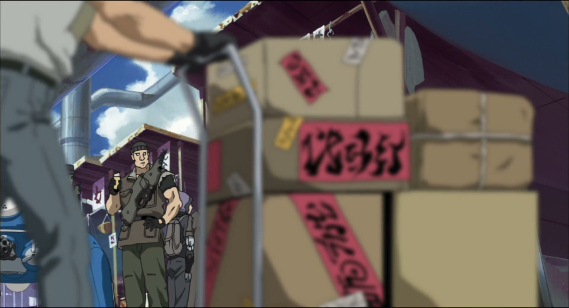 Ghost in the Shell: Stand Alone Complex Ep 13: Not Equal: Terrorists in the Flesh @ 00:09:07
