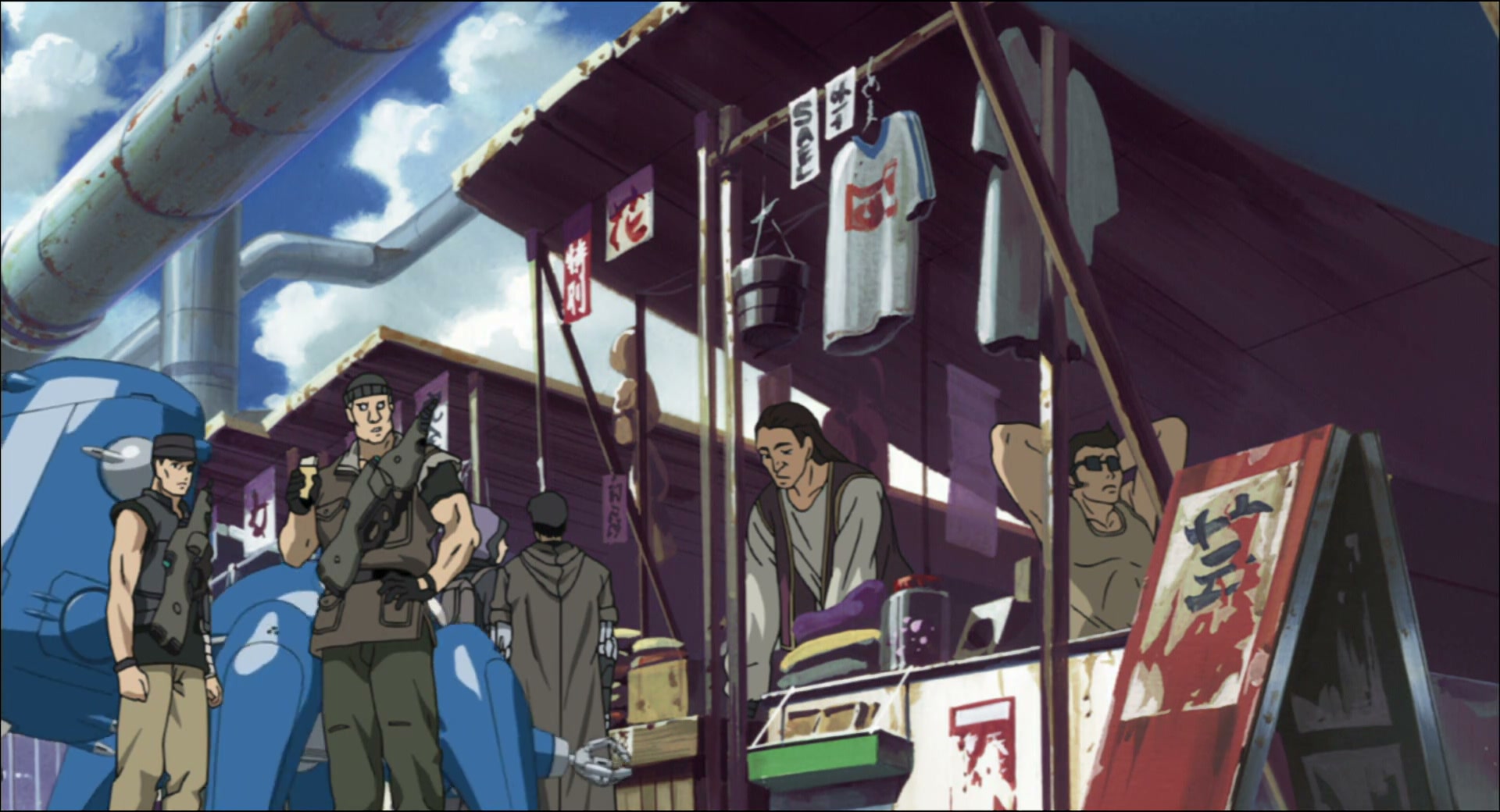 Ghost in the Shell: Stand Alone Complex Ep 13: Not Equal: Terrorists in the Flesh @ 00:09:11