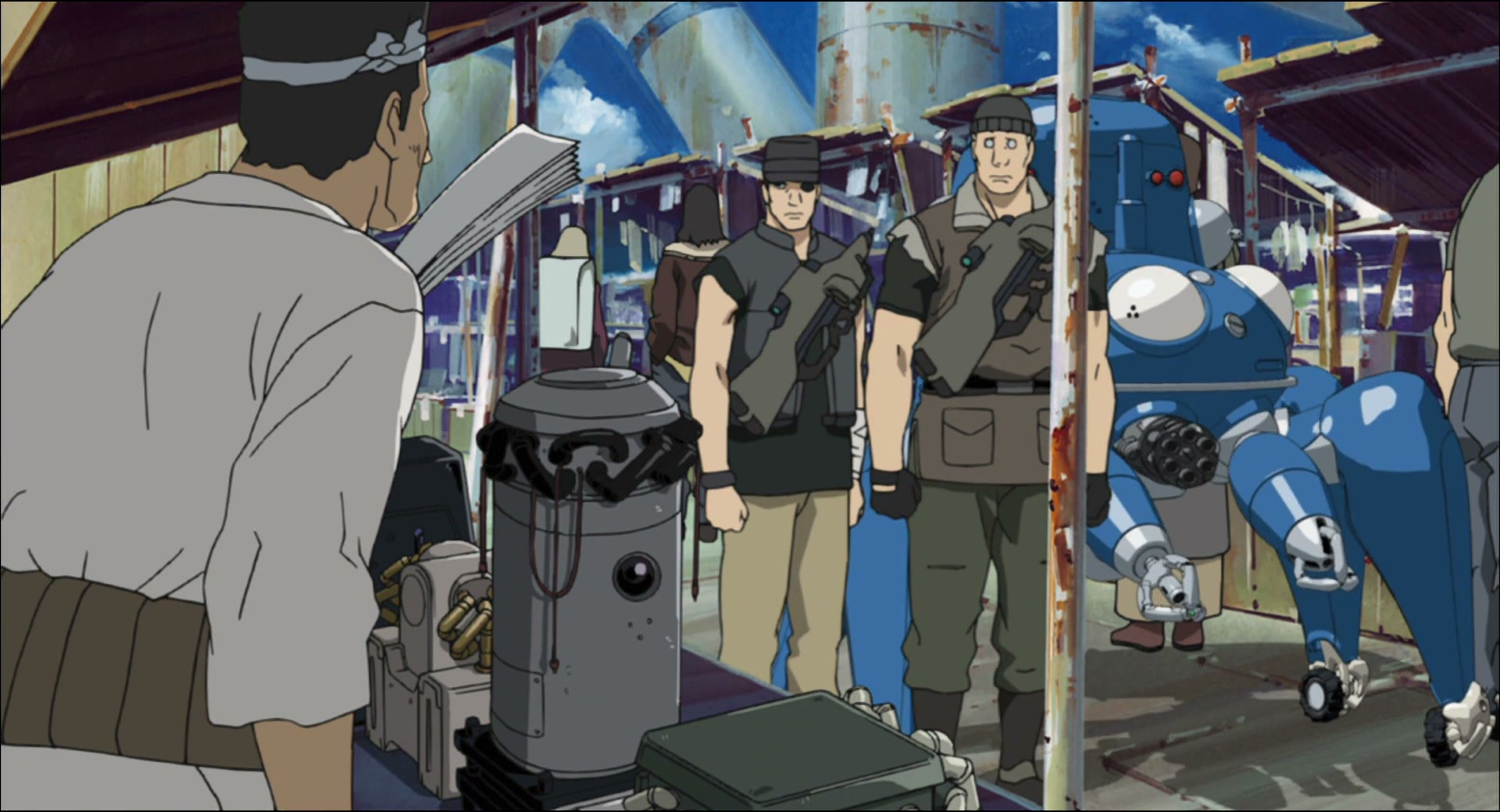 Ghost in the Shell: Stand Alone Complex Ep 13: Not Equal: Terrorists in the Flesh @ 00:09:40