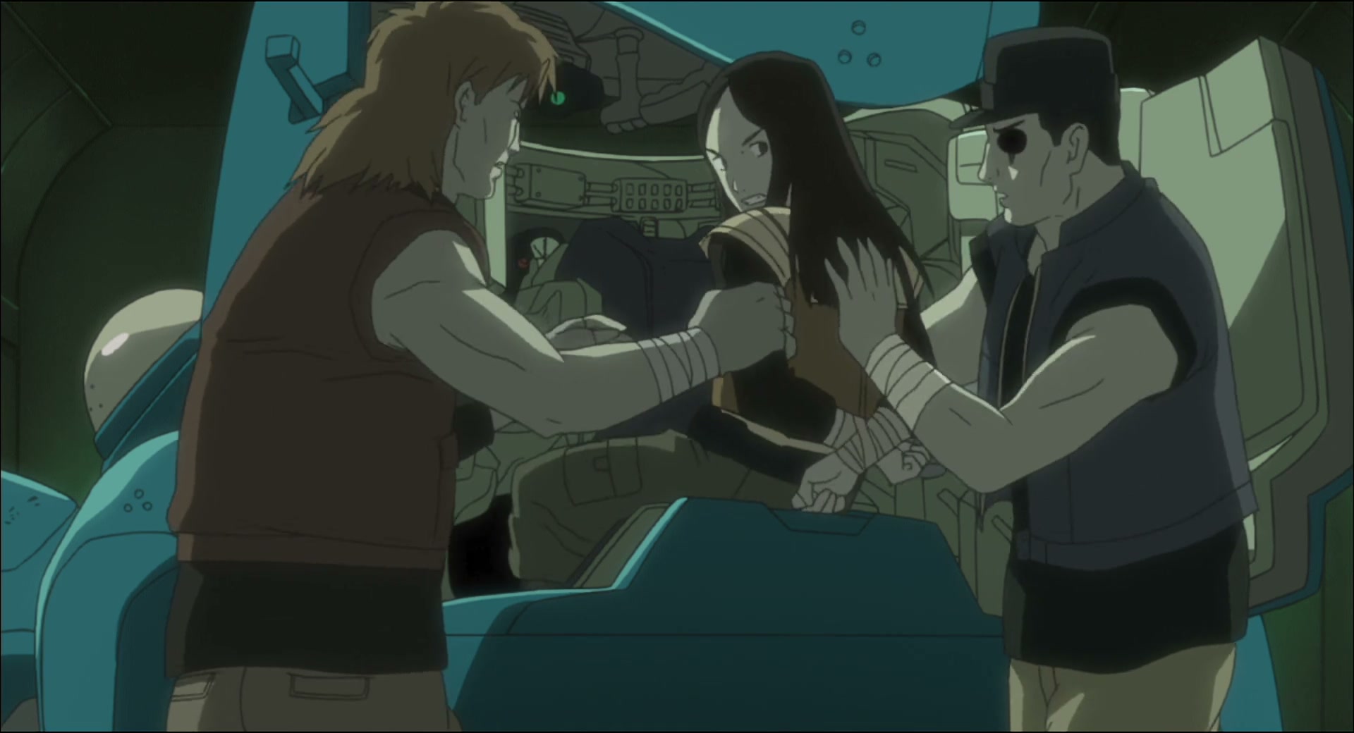 Ghost in the Shell: Stand Alone Complex Ep 13: Not Equal: Terrorists in the Flesh @ 00:21:00