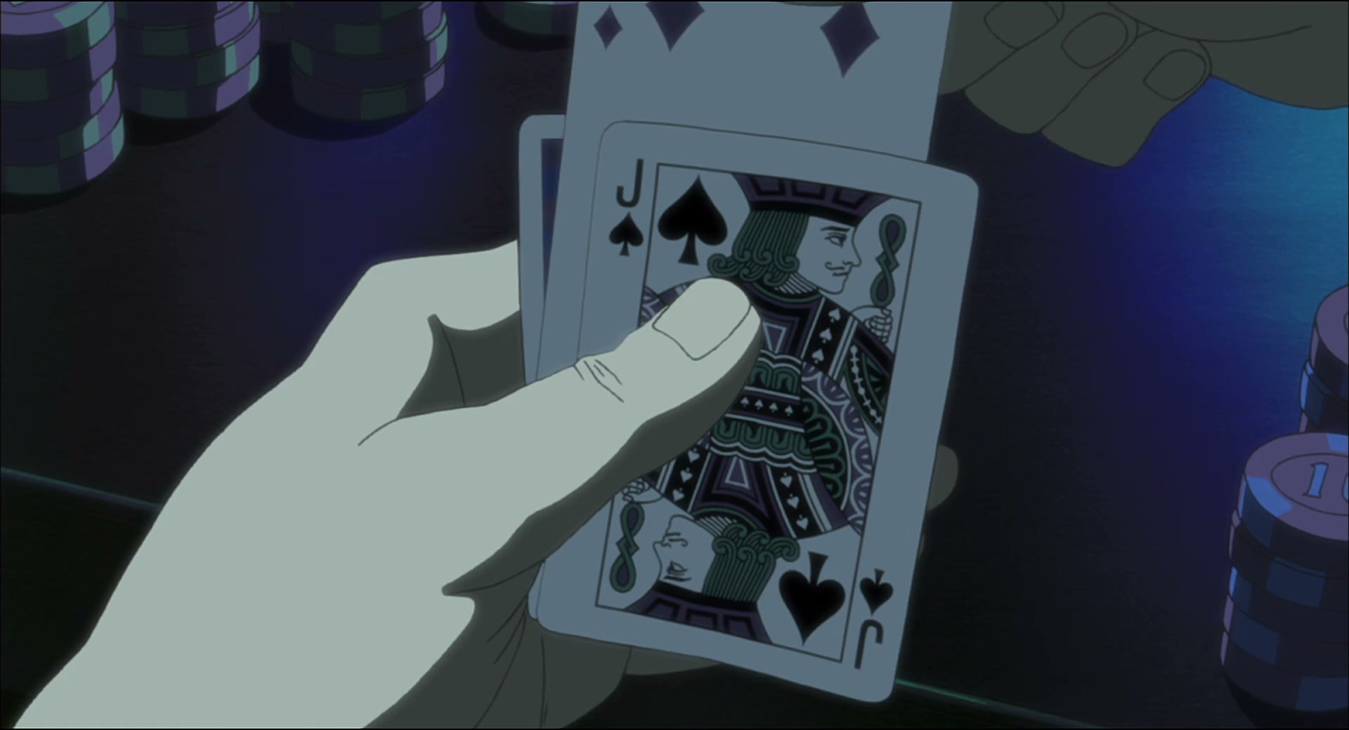 Ghost in the Shell: Stand Alone Complex Ep 40: DI: Beware the Left Eye - POKER FACE @ 00:04:50