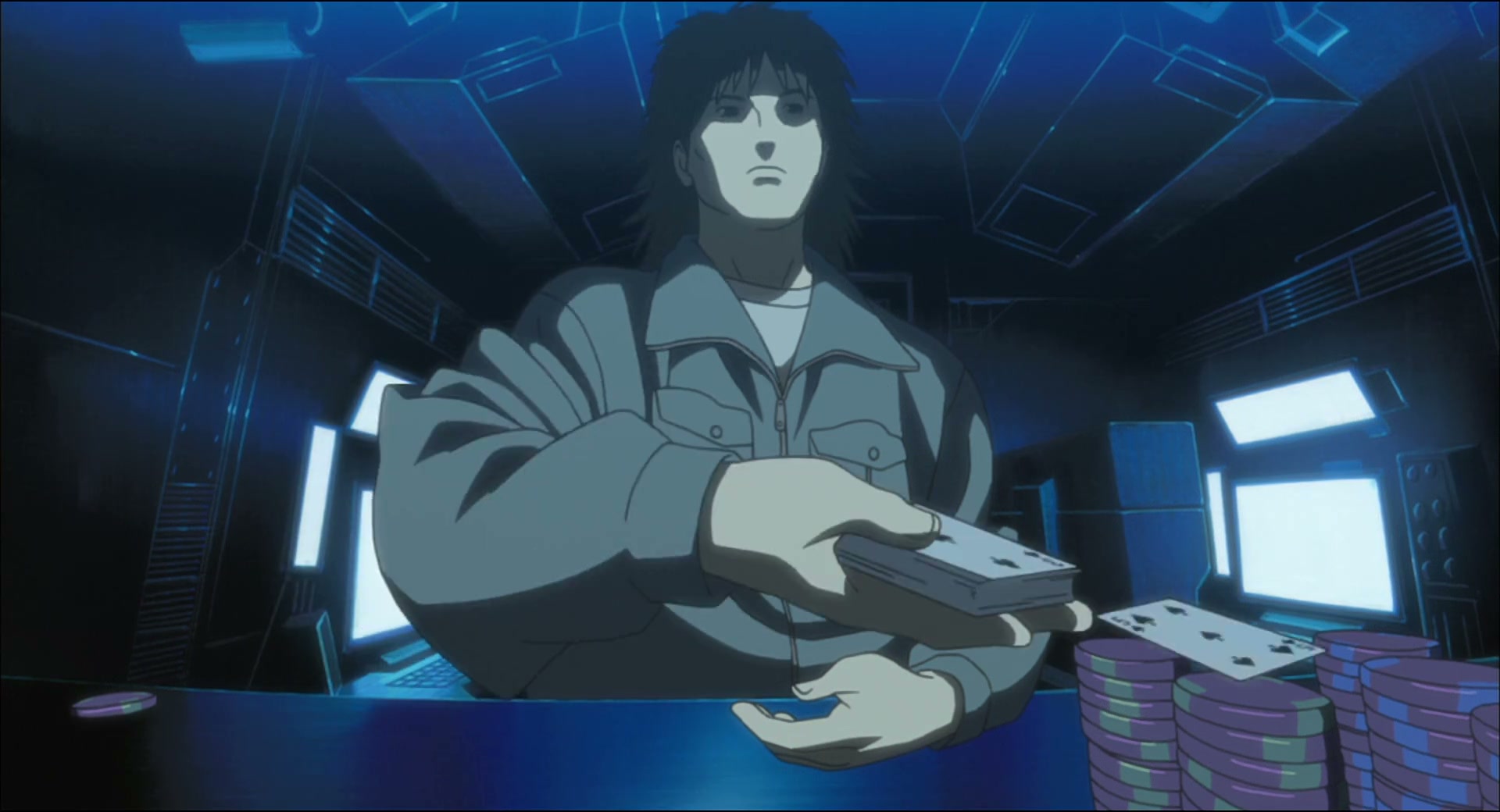 Ghost in the Shell: Stand Alone Complex Ep 40: DI: Beware the Left Eye - POKER FACE @ 00:05:11