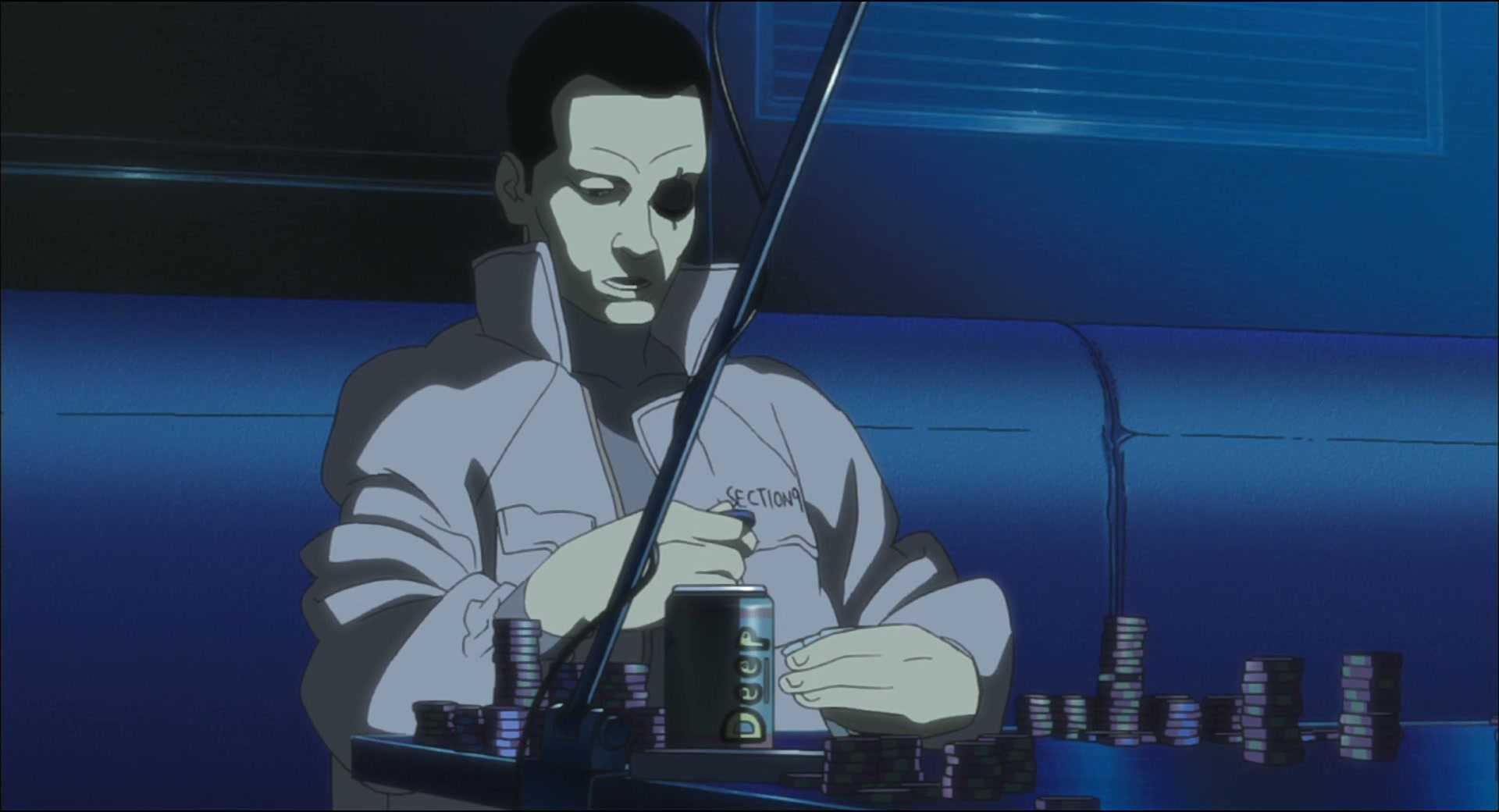 Ghost in the Shell: Stand Alone Complex Ep 40: DI: Beware the Left Eye - POKER FACE @ 00:05:57