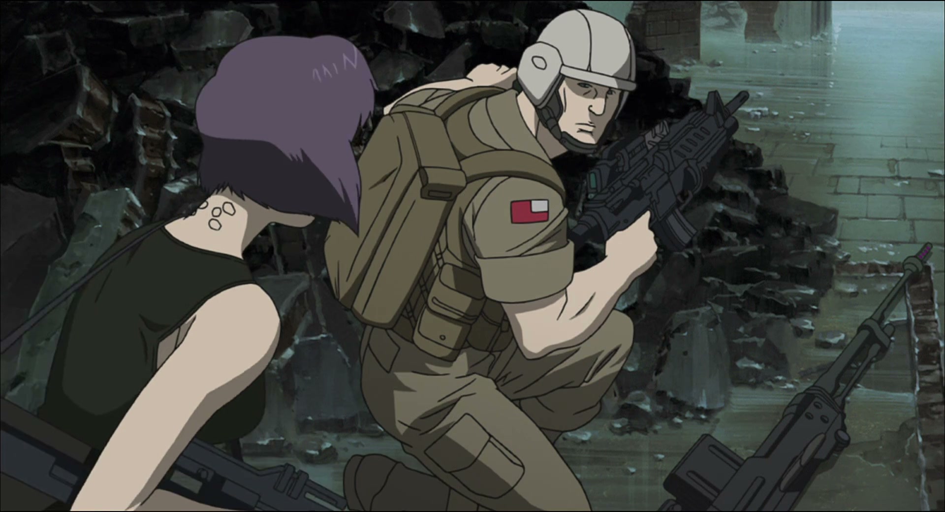 Ghost in the Shell: Stand Alone Complex Ep 40: DI: Beware the Left Eye - POKER FACE @ 00:13:59