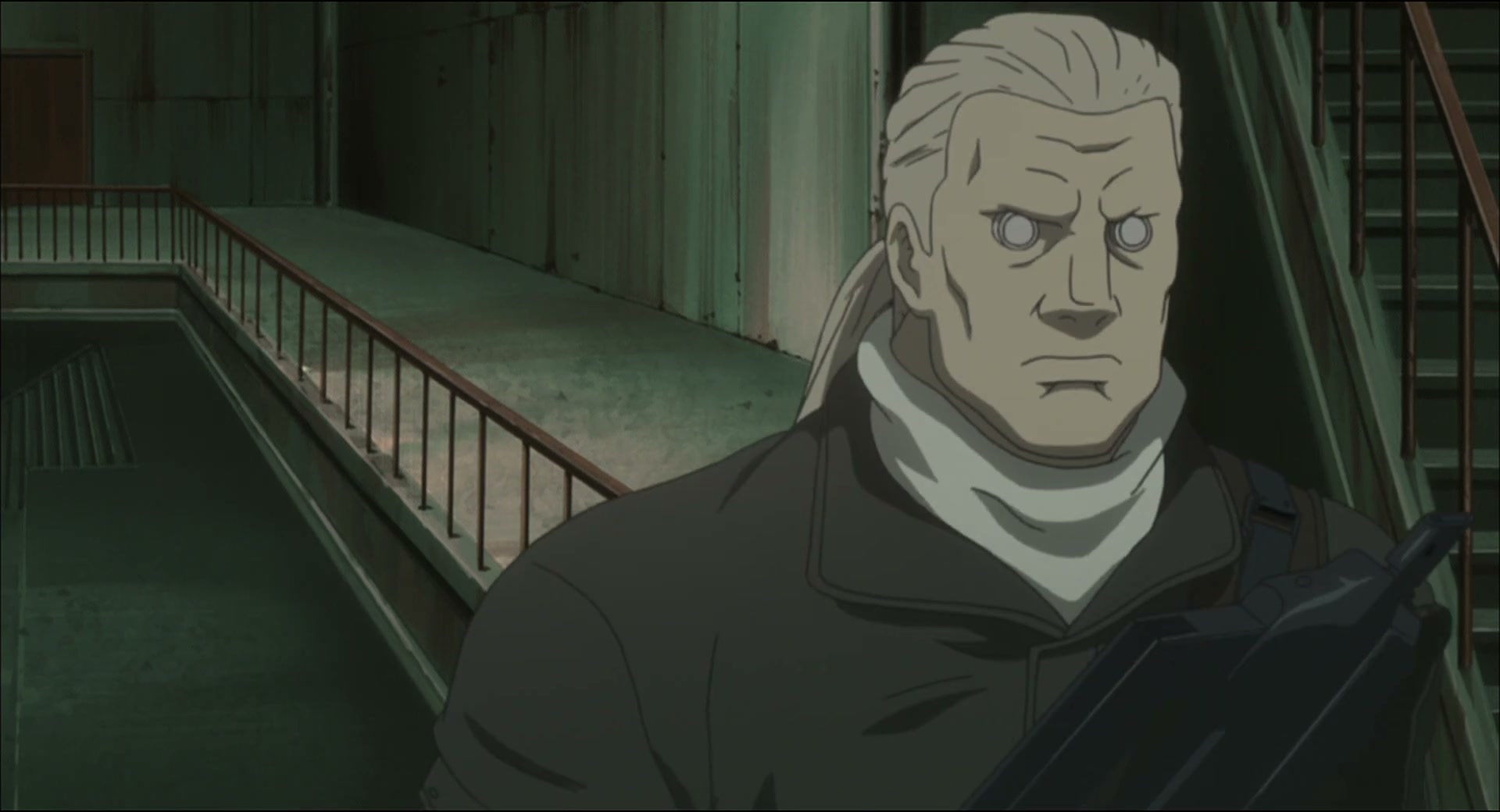 Ghost in the Shell: Stand Alone Complex Ep 45: IN: Chain Reaction of Symmetry - CHAIN REACTION @ 00:22:09