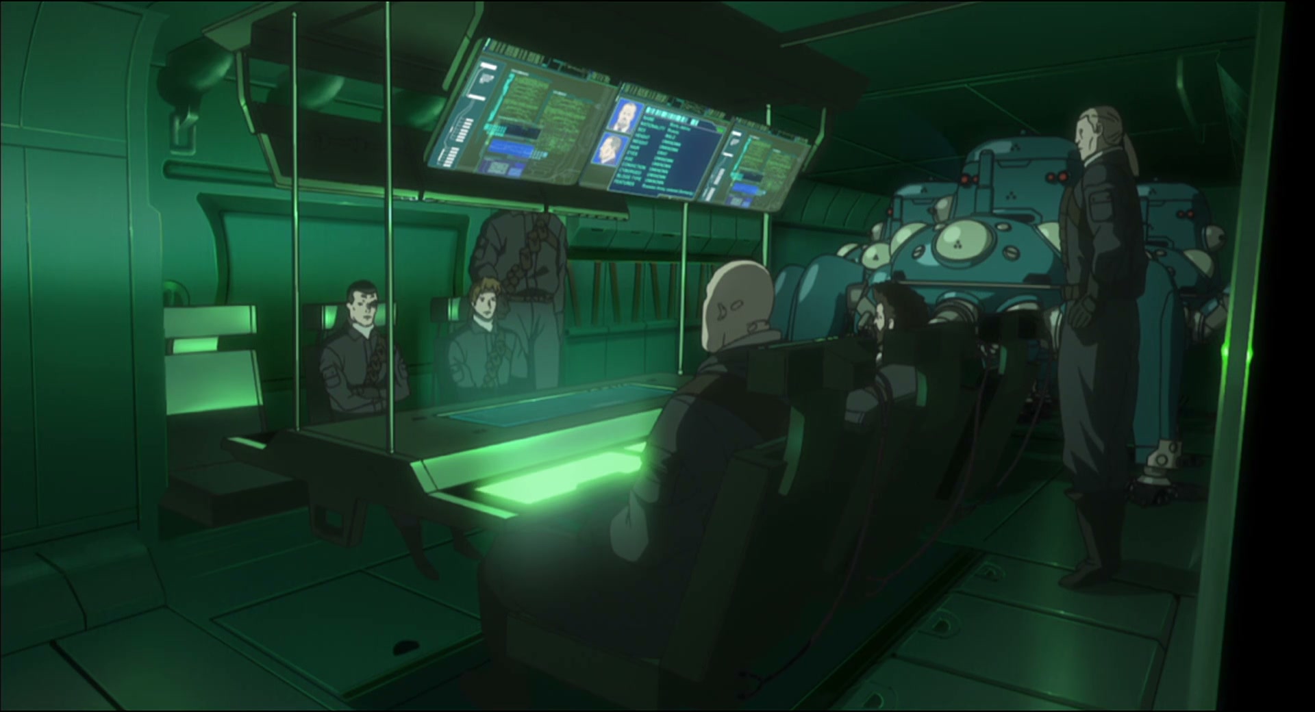 Ghost in the Shell: Stand Alone Complex Ep 46: IN: Confusion at the North End - FABRICATE FOG @ 00:03:08