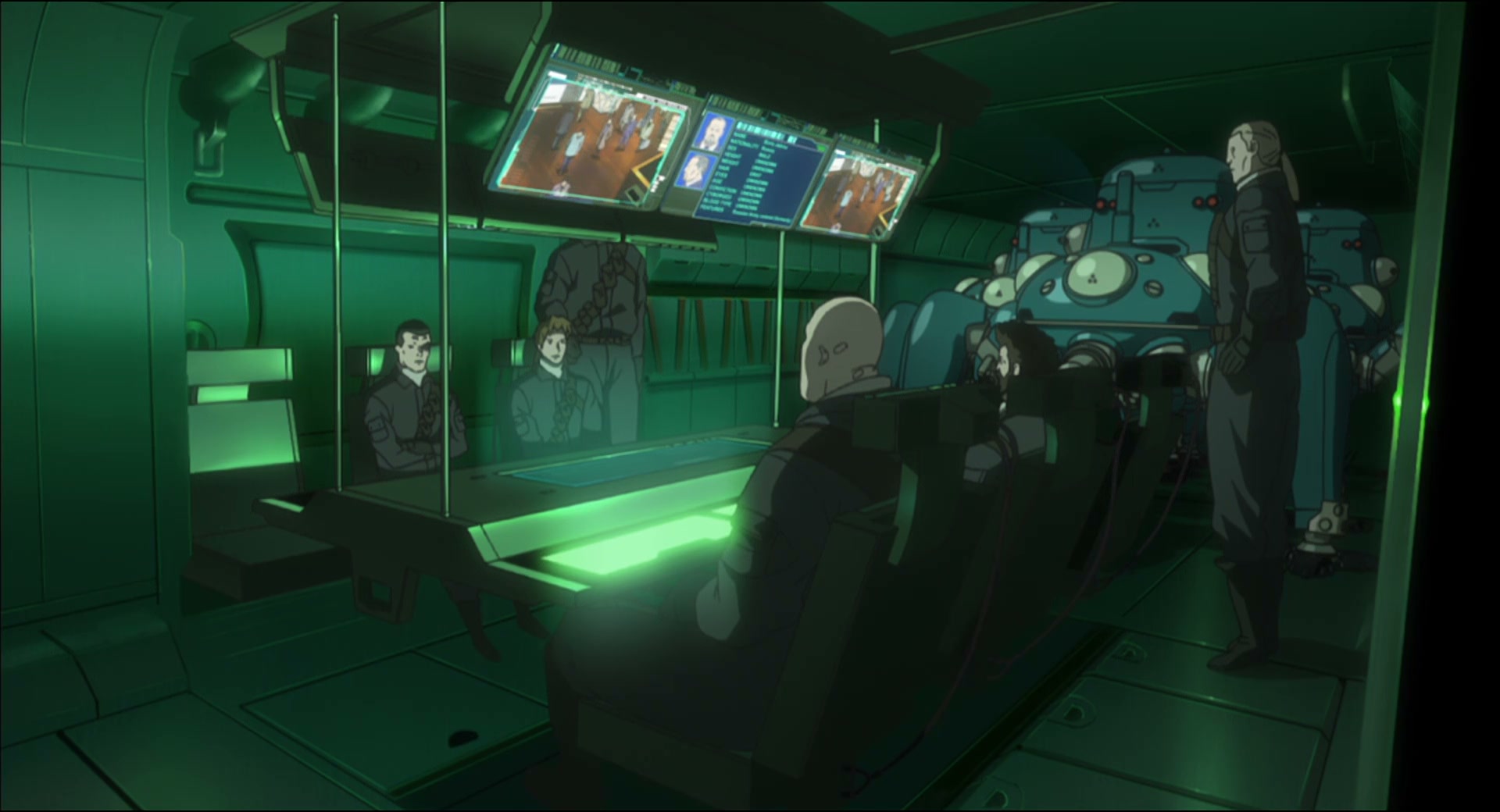 Ghost in the Shell: Stand Alone Complex Ep 46: IN: Confusion at the North End - FABRICATE FOG @ 00:03:12