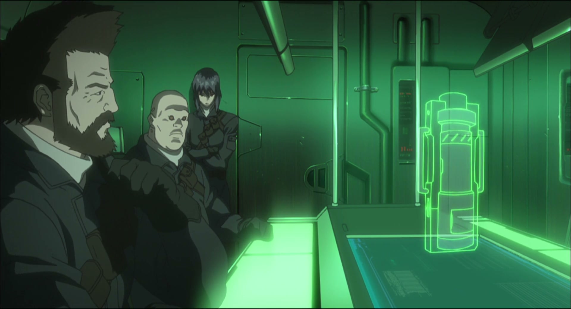 Ghost in the Shell: Stand Alone Complex Ep 46: IN: Confusion at the North End - FABRICATE FOG @ 00:03:25