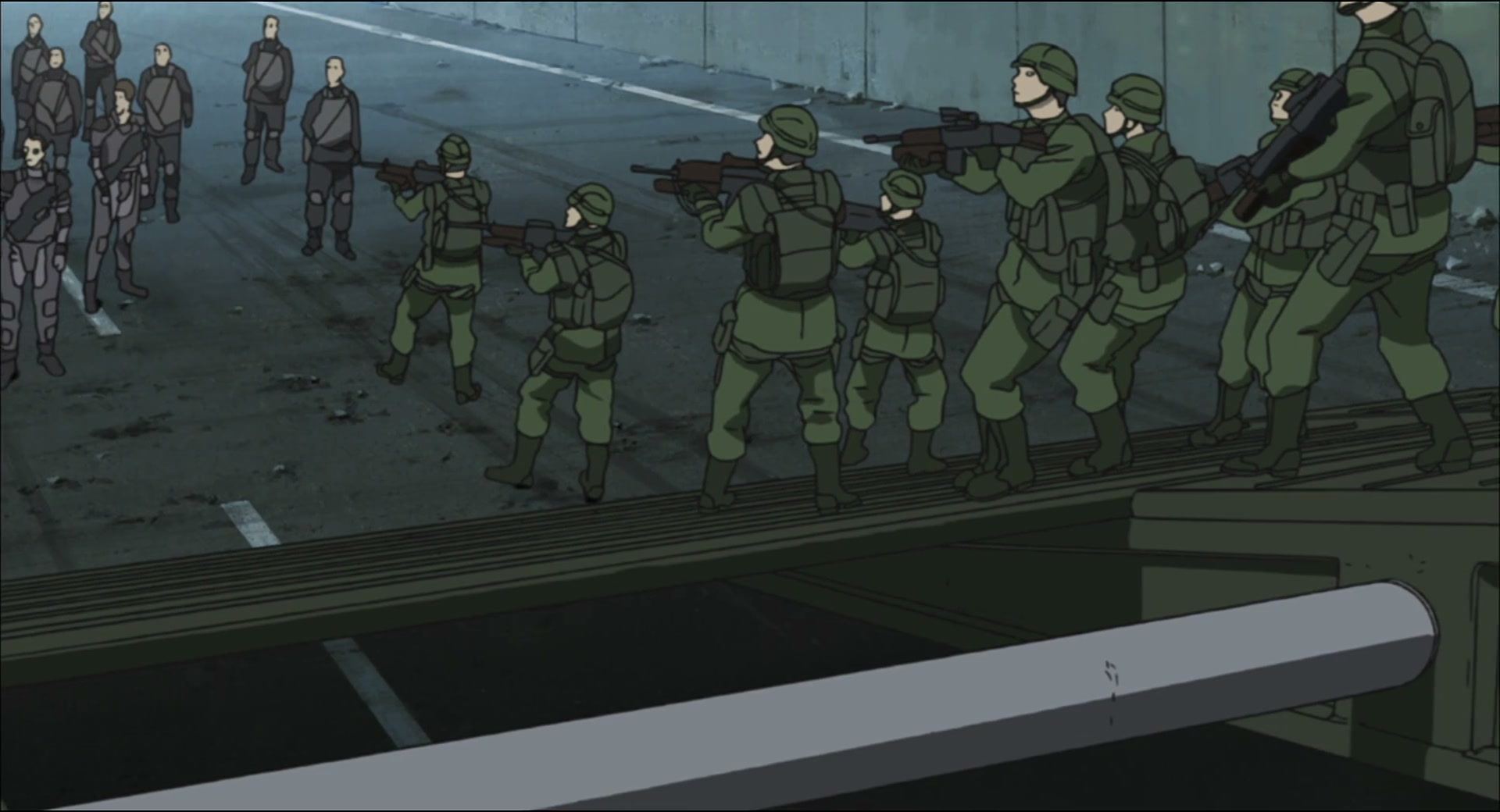 Ghost in the Shell: Stand Alone Complex Ep 52: IN: Return to Patriotism - ENDLESS?GIG @ 00:11:44