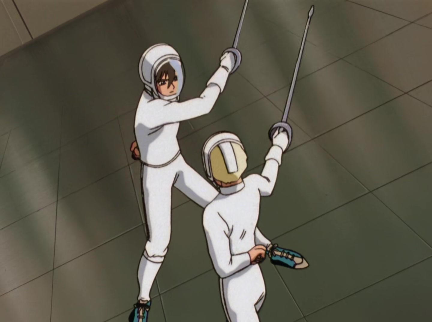 Mobile Suit Gundam Wing Ep 2: The Gundam Deathscythe @ 02:45
