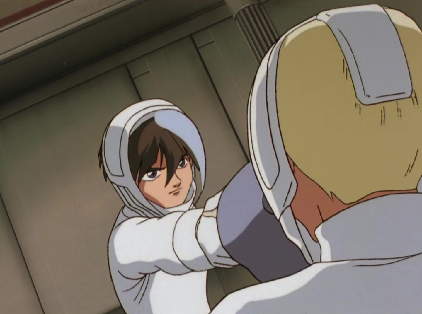 Mobile Suit Gundam Wing Ep 2: The Gundam Deathscythe @ 02:52