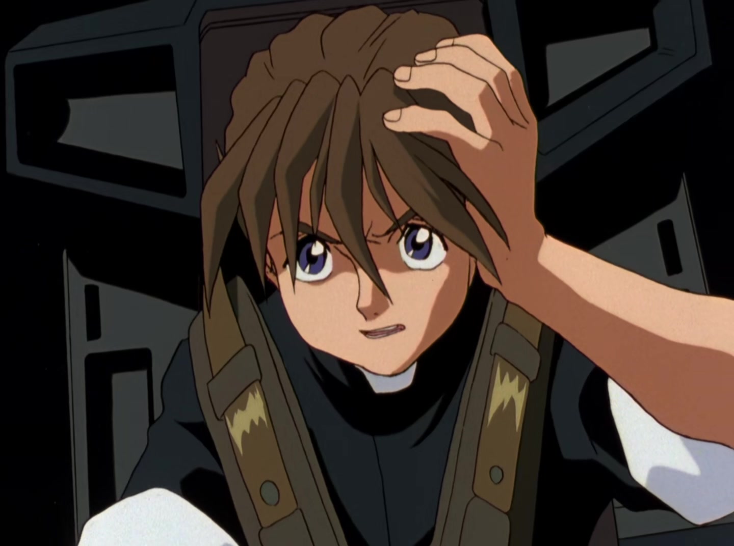 Mobile Suit Gundam Wing Ep 2: The Gundam Deathscythe @ 17:39
