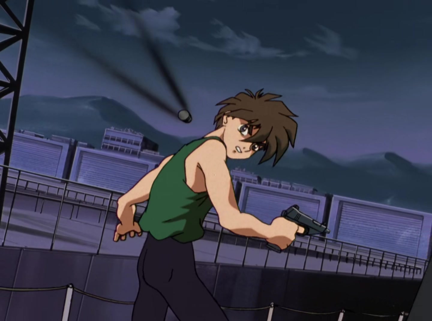 Mobile Suit Gundam Wing Ep 2: The Gundam Deathscythe @ 19:38