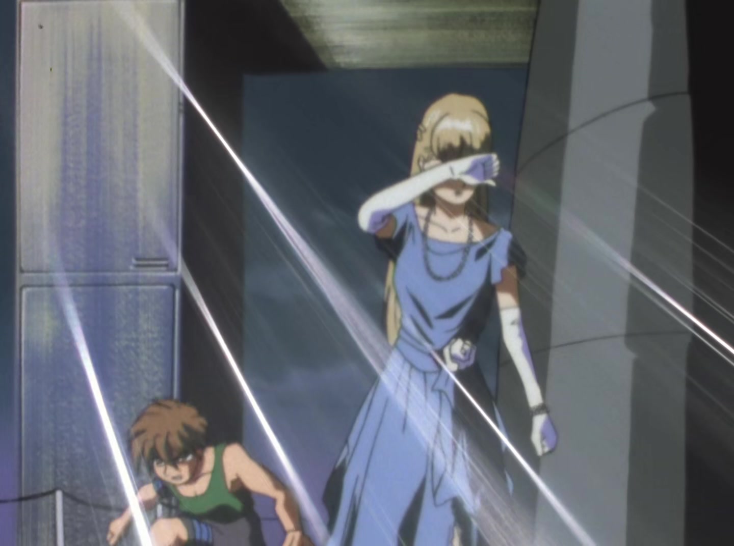 Mobile Suit Gundam Wing Ep 2: The Gundam Deathscythe @ 20:53