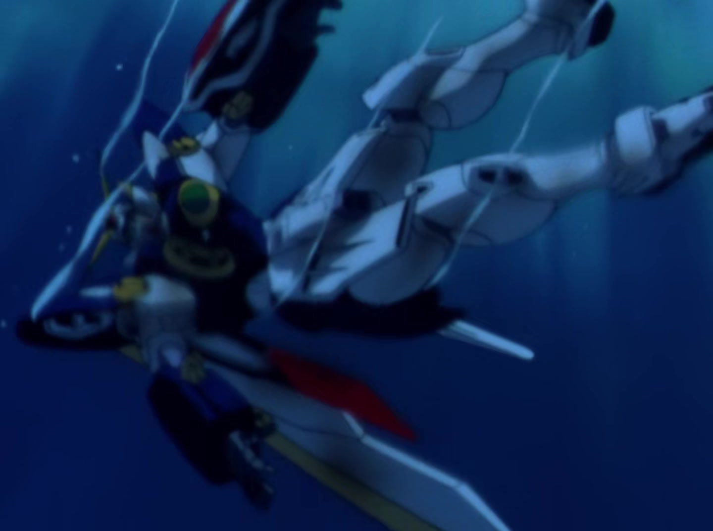 Mobile Suit Gundam Wing Ep 2: The Gundam Deathscythe @ 21:30