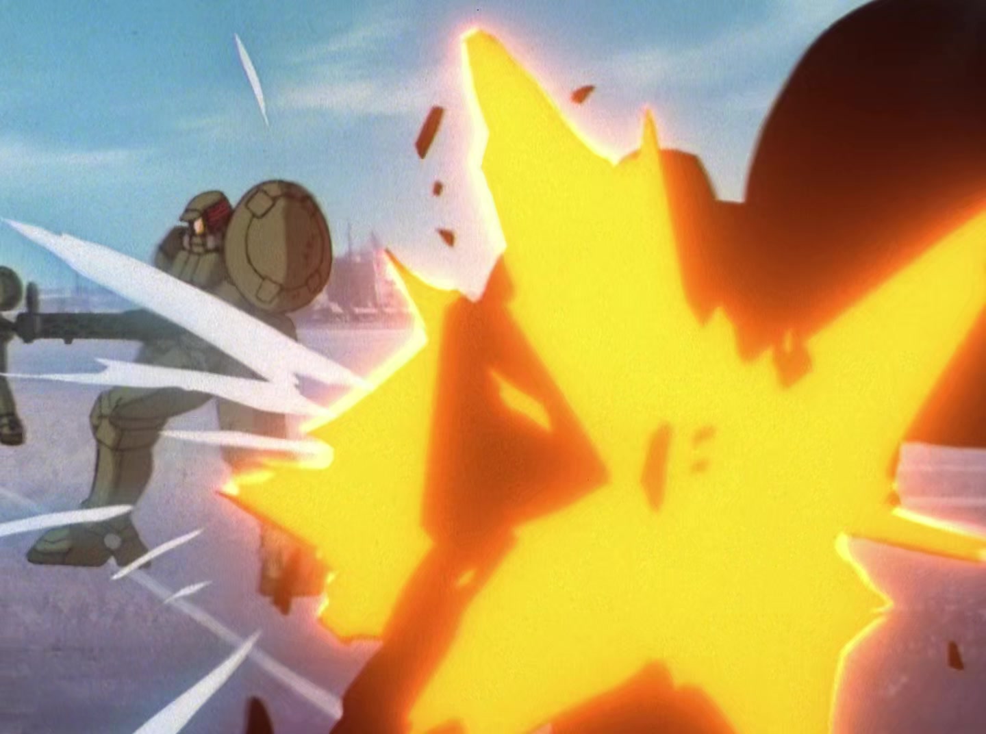 Mobile Suit Gundam Wing Ep 7: Scenario for Bloodshed @ 11:15