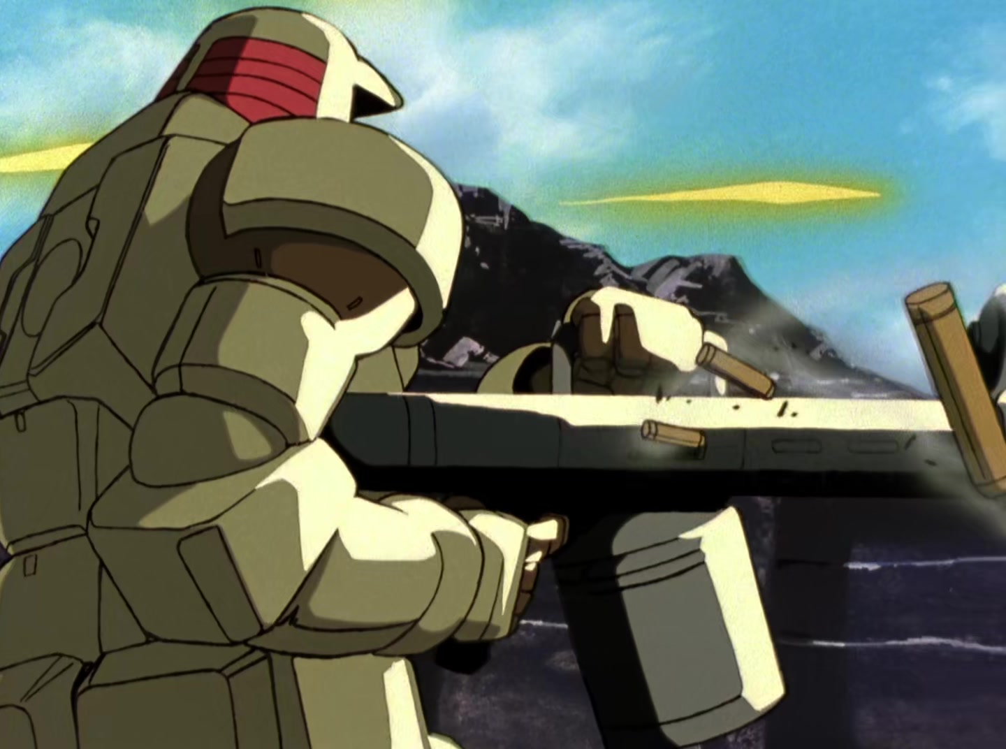 Mobile Suit Gundam Wing Ep 7: Scenario for Bloodshed @ 17:07