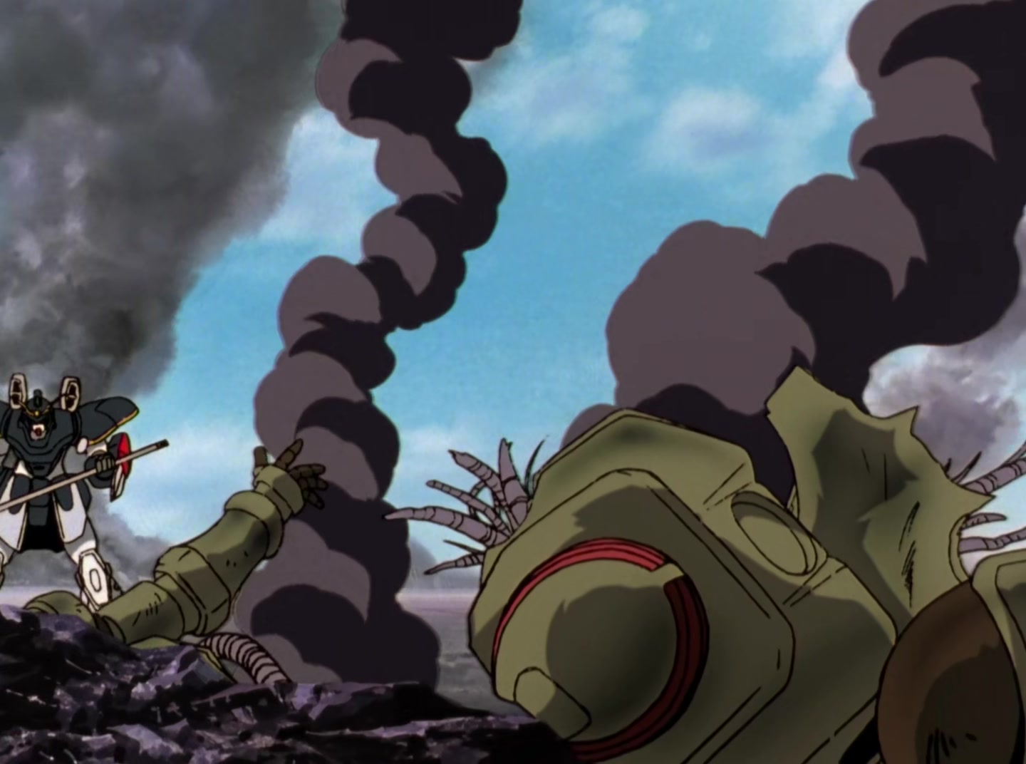 Mobile Suit Gundam Wing Ep 7: Scenario for Bloodshed @ 19:33