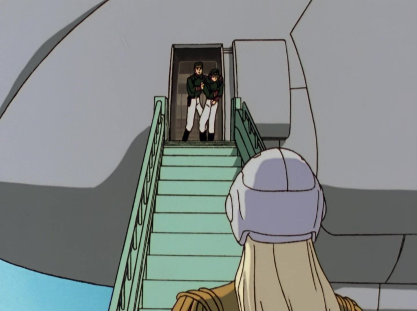 Mobile Suit Gundam Wing Ep 9: Portrait of a Ruined Country @ 03:42