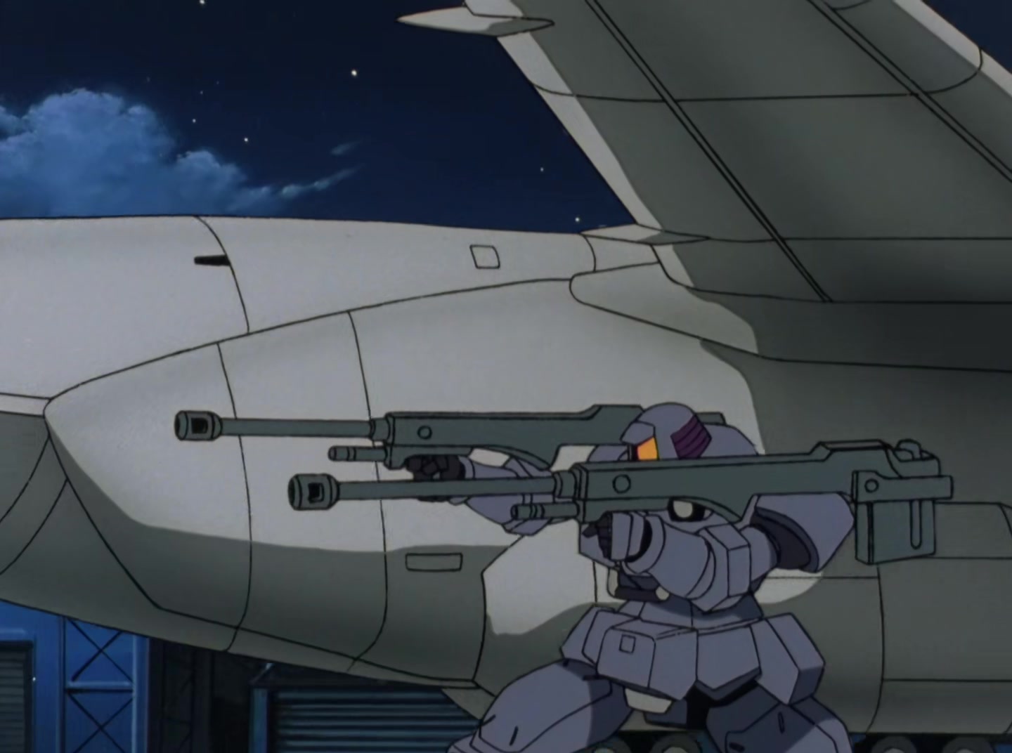 Mobile Suit Gundam Wing Ep 20: The Lunar Base Infiltration @ 11:36