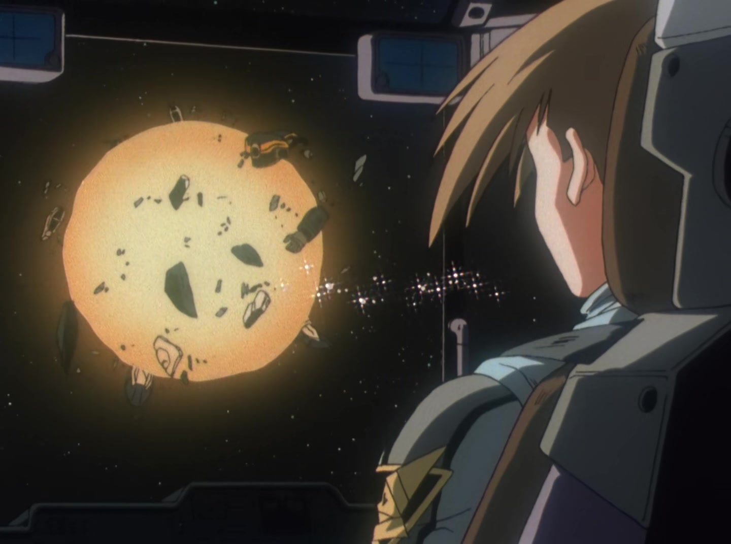 Mobile Suit Gundam Wing Ep 20: The Lunar Base Infiltration @ 15:46