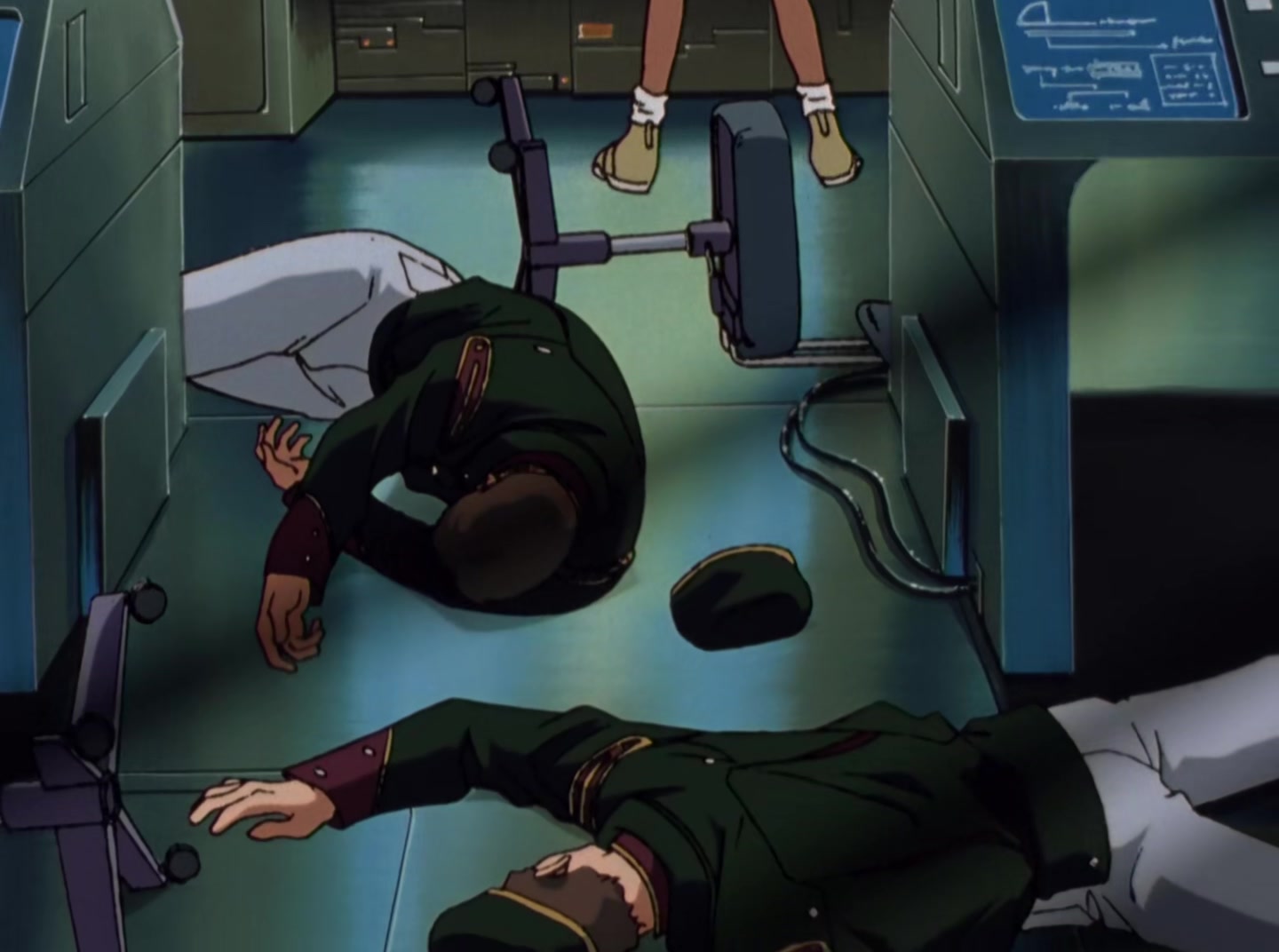 Mobile Suit Gundam Wing Ep 20: The Lunar Base Infiltration @ 15:59