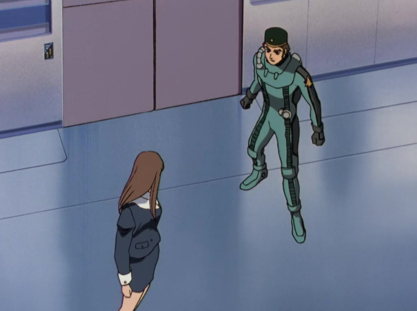 Mobile Suit Gundam Wing Ep 20: The Lunar Base Infiltration @ 16:45