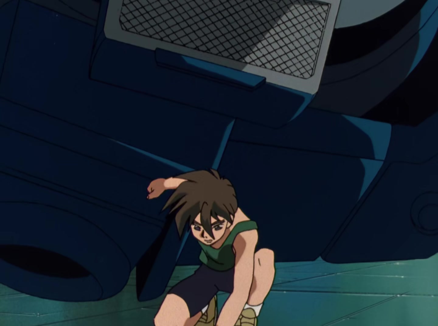 Mobile Suit Gundam Wing Ep 20: The Lunar Base Infiltration @ 21:42