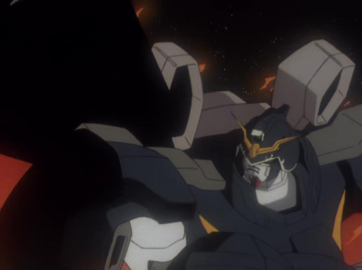 Mobile Suit Gundam Wing Ep 25: Quatre VS Heero @ 21:34
