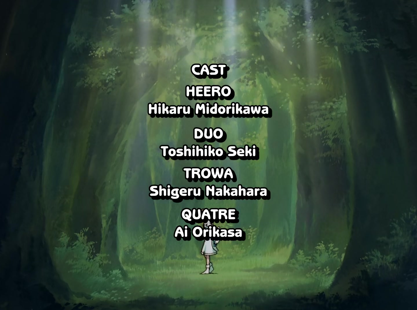 Mobile Suit Gundam Wing Ep 25: Quatre VS Heero @ 22:20
