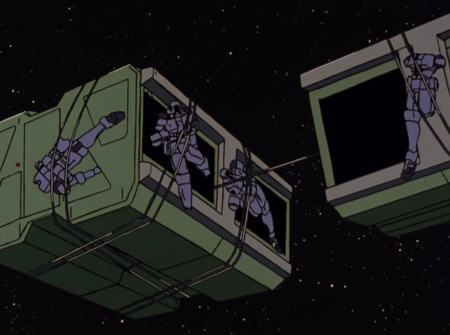 Mobile Suit Gundam Wing Ep 32: The God of Death Meets Zero @ 05:26