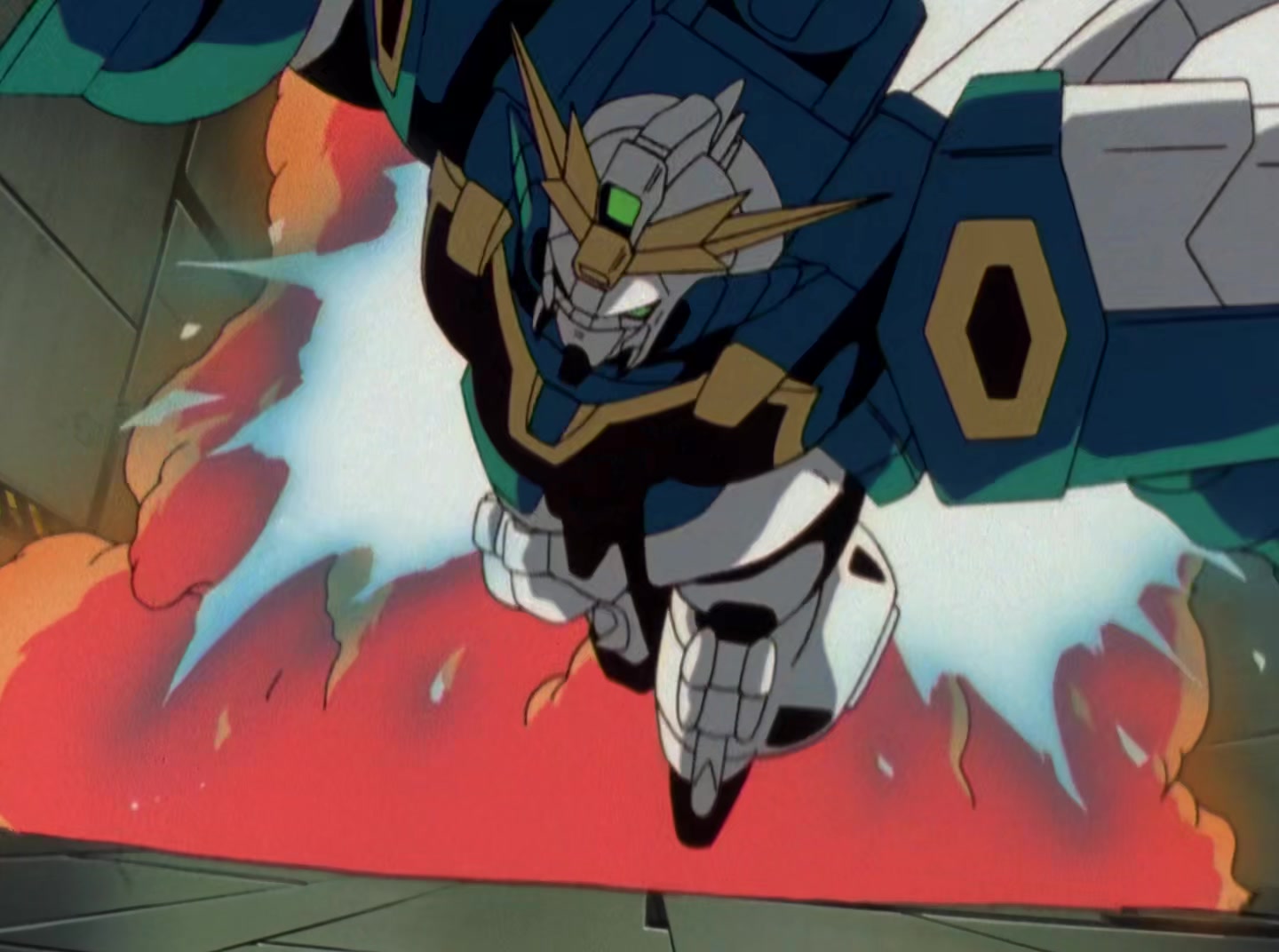 Mobile Suit Gundam Wing Ep 37: Zero VS Epyon @ 17:26