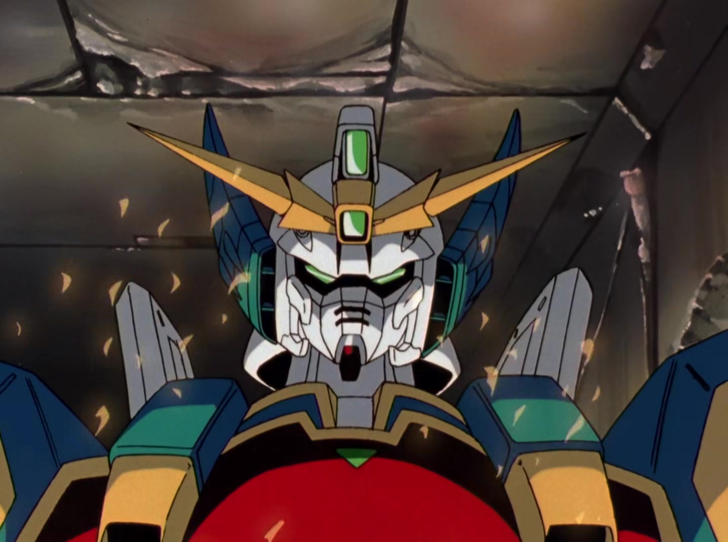 Mobile Suit Gundam Wing Ep 37: Zero VS Epyon @ 18:35