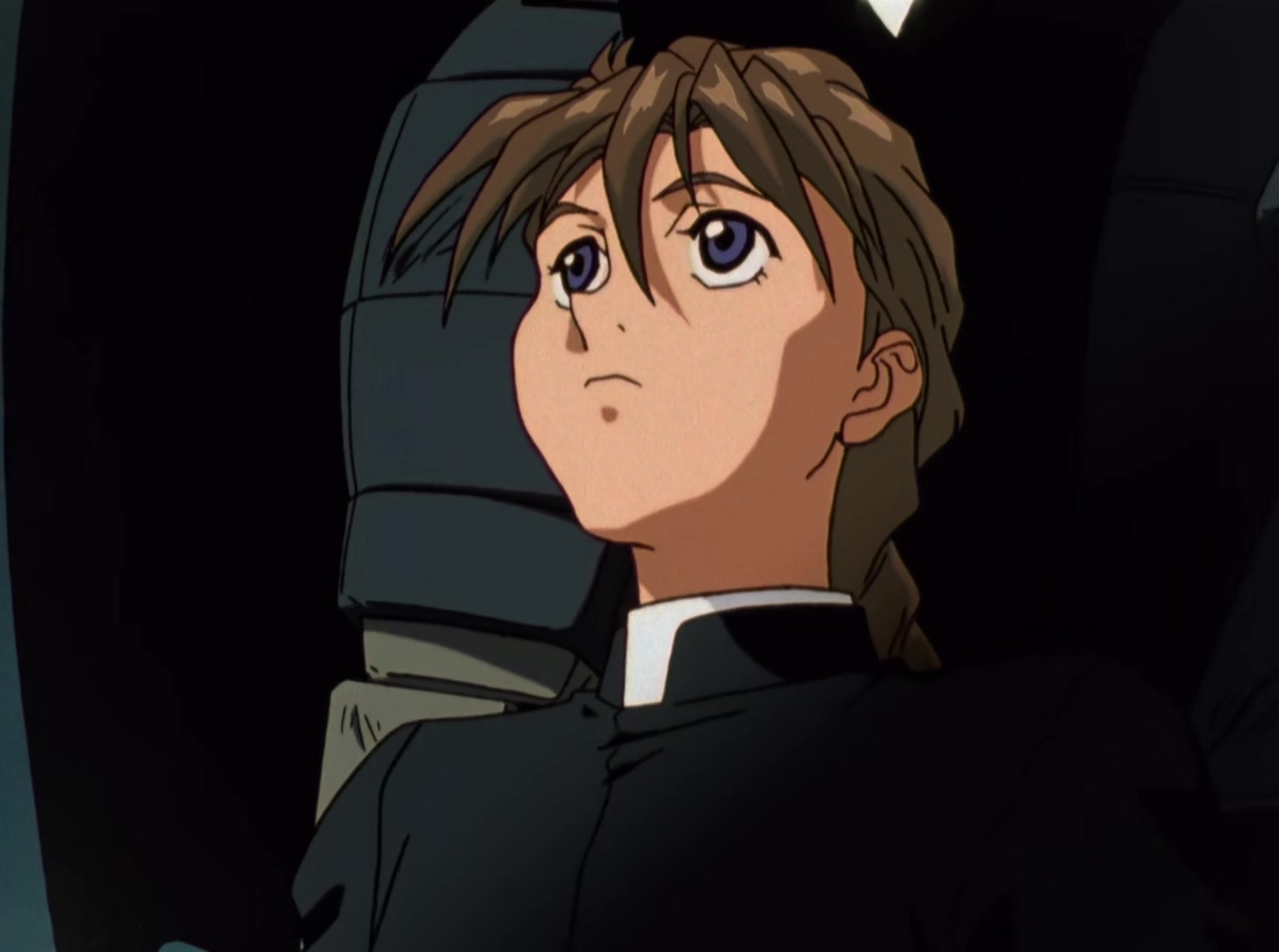 Mobile Suit Gundam Wing Ep 38: The Birth of Queen Relena @ 13:56